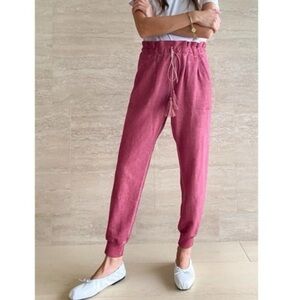 Something Navy Meghan paperbag sweatpant